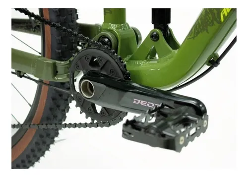 Mountain Bike Alubike Ds Xta R29 12v Cambio Shimano Deore Color Verde Tamaño del cuadro M