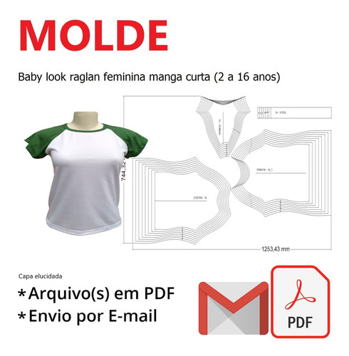 Kit 200 Moldes Diversos Mas. Fem. Inf. + Roupas Pets