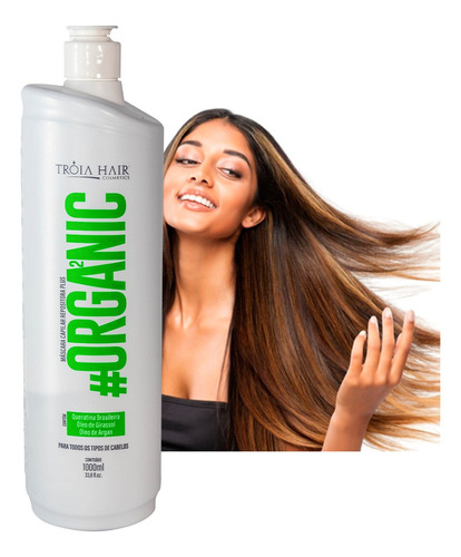 Progressiva Definitiva Organica Tróia Hair Sem Formol 1000ml