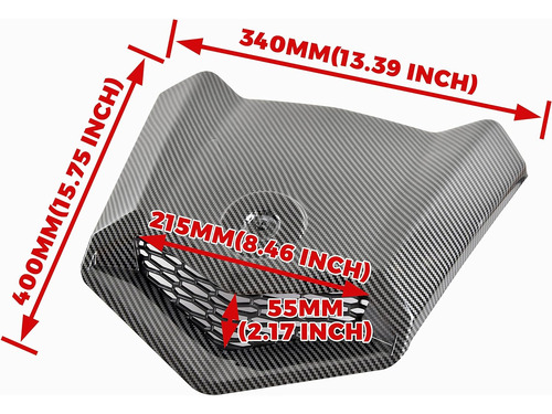 Campana Turbo Con Patrón De Fibra De Carbono Para Can Am X3,