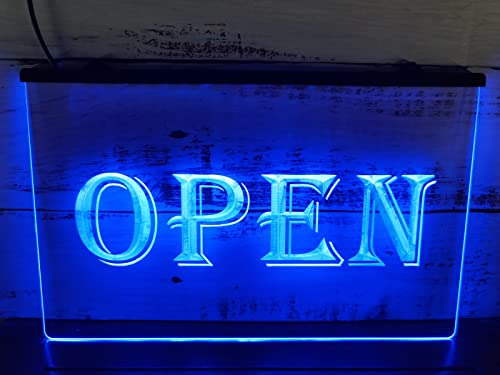 Open Shop Cafe Bar Pub Business Letreros De Neón Decoración 