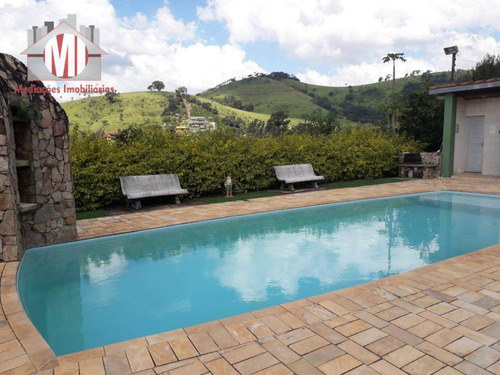Chácara Com Escritura, 03 Dormitórios À Venda, 1750 M² Por R$ 450.000 - Rural - Socorro/sp - Ch0436
