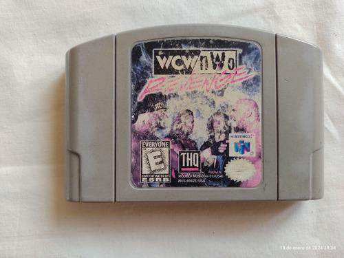 Juego N64 Wcw Vs Nwo Revenge Original