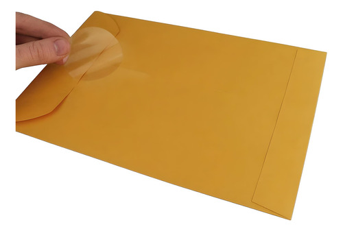 Rollo 500 Pegatinas Trasparentes Redondas Autoadhesivas