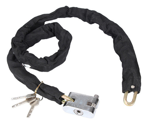 Candado Antirrobo Pesado For Bicicleta De Montaña Con 3 Lla