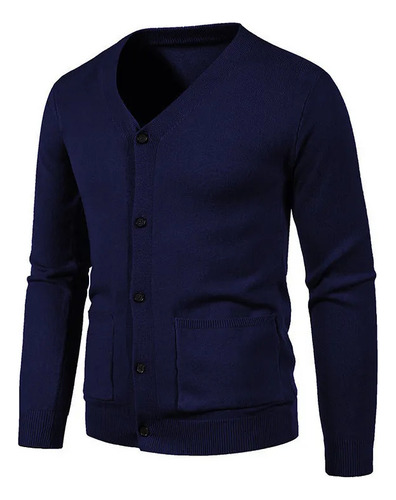 B.jersey Fino De Hombre Con Botones Gruesos