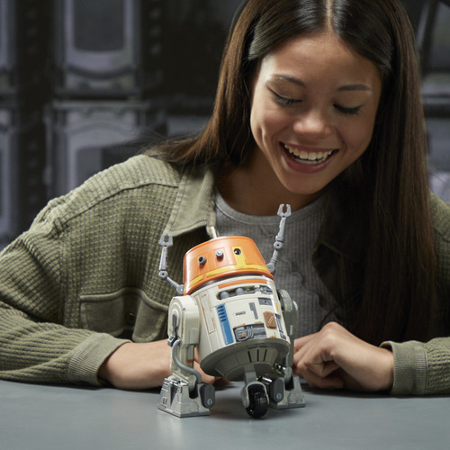 Figura De Acción Star Wars Chatter Back Chopper Animatrónico