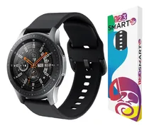 Comprar Pulseira De Silicone 22mm 123-022m Marca 123smart Compativel Com Samsung Galaxy Watch 46mm R800 Gear S3 Classic Frontier Galaxy Watch 3 45mm Gear 2 Hitwear Psw02pm Gt 2 Gt 3 Gt 4 46mm - Cor Preto 