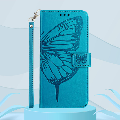 Funda Para Zte Blade A52/a53/a53 Pro/a53+/ A55-8 Colores, Piel Estampada, Mariposa