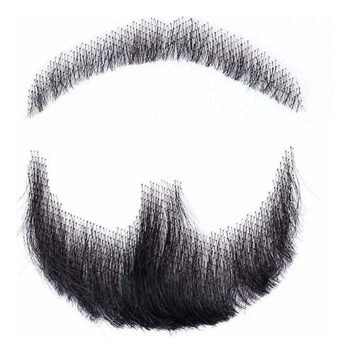 Barba Y Bigote Falsos De Cabello Humano Barbas De Maquillaje