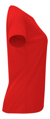 Pack 5ú Polera Deportiva Mujer Entallada Uv Poliéster Roly