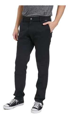 Pantalón Taverniti Chino Gabardina Elastizado Talle Especial