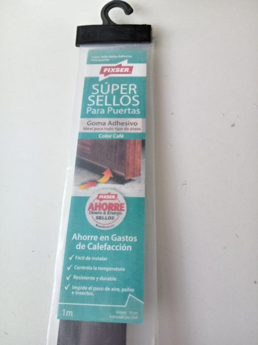 Sello Para Puerta Fisxer 10 Cm X 1m