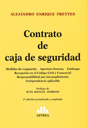 Libro Contrato De Caja De Seguridad. 2a Ed. Actualizada Y Ap