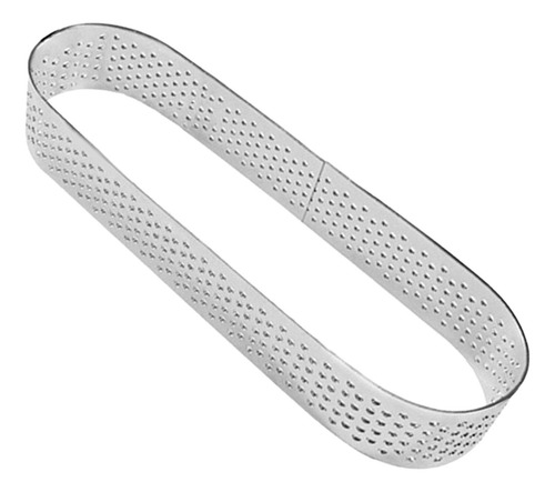 Anillos Para Mousse, Molde De Acero Ovalado De 13,5 Cm.