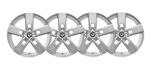 Kit X 4 Llantas Volcano Strong 17 Corsa Onix Gol Trend 4x100