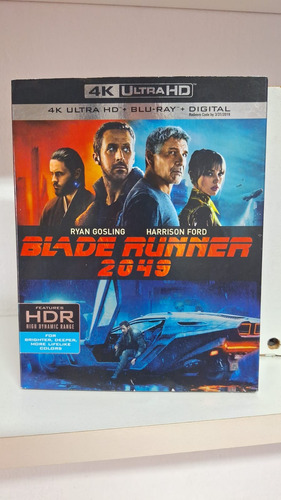 4k Ultra Hd + Blu-ray Blade Runner 2049