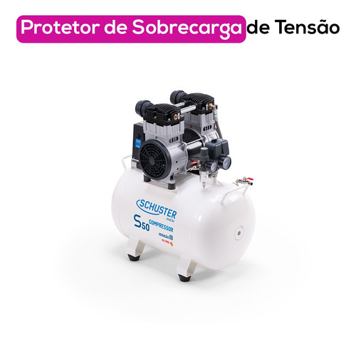 Compressor Odontológico Schuster S50 Geração 3 Laboratório