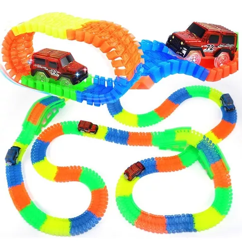 Pista De Corrida Brinquedo De Montar Racing Tower Carrinho