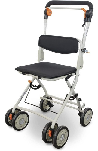 Mobiclinic, Carro De La Compra Con Asiento, Andador Plegable