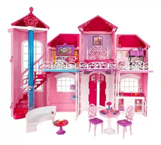 Barbie Casa Malibu Mattel 6 Habitaciones Y 2 Pisos