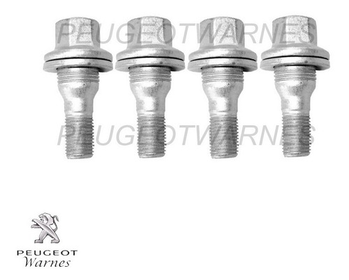 Kit 4 Bulones Llanta Aleacion 100% Original Citroen C5 02-05