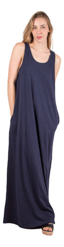 Vestido Mujer De Verano Largo De Algodon Talles Grandes