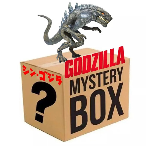 Caixa Misteriosa Godzilla + 10 Itens Surpresa