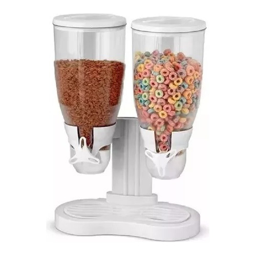 Dispensador  Doble De Cereal Y Alimentos Secos 