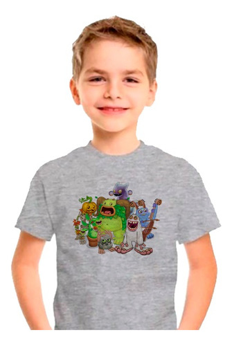 My Singing Monster Remera Videojuego Niños