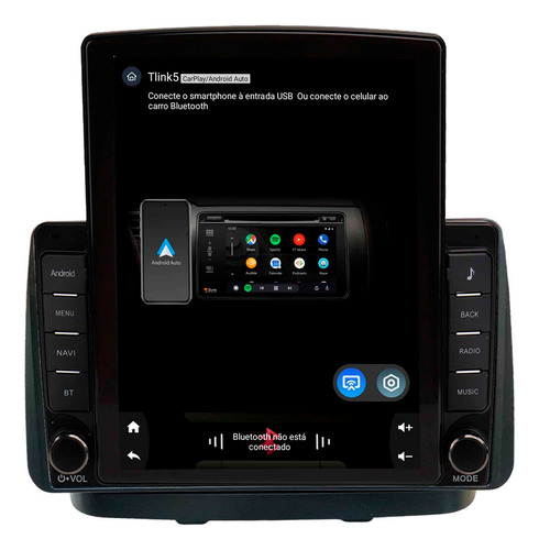 Multimídia Tesla Soaudio S8 Line Doblô 02/21 Octacore 4+64gb