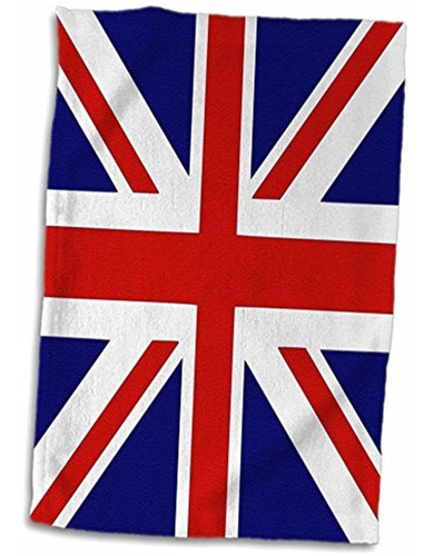 3drose British Flagred Blanco Azul Union Jack Gran Bretaña