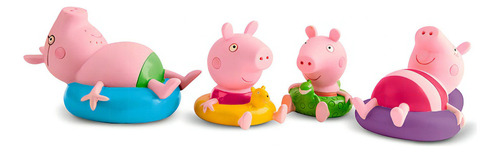 Figuras Peppa-pig - Peppa Y George - Juego De Baño
