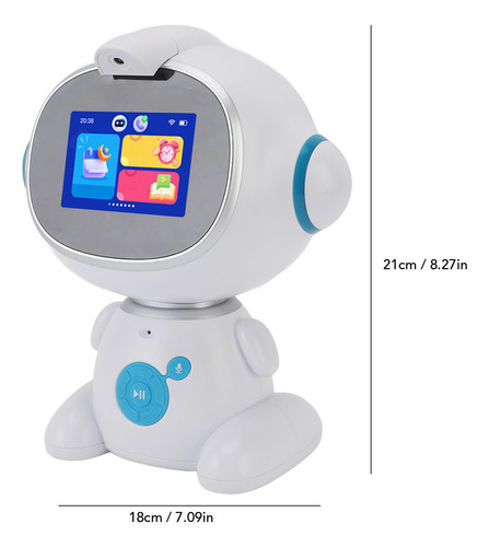 Máquina De Aprendizagem Precoce Com Tela De Robô Interativa