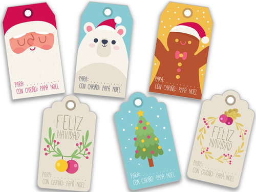 Etiquetas Tag Tarjetas Feliz Navidad Imprimibles 14