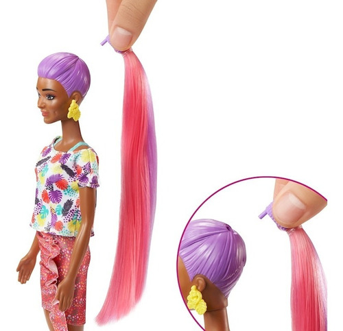 Muñeca Barbie Color Reveal Diversion Con Espuma Mattel 