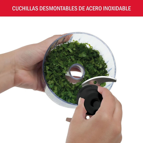Imagen 8 de 9 de Picadora Moulinex Pica Todo En 1,2,3 750w Ad6011 Blanco