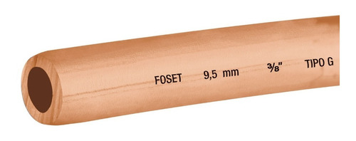 Rollo De 15 Mt De Tubo Flexible De Cobre De 3/8'