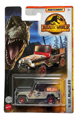 Matchbox 93 Jeep Wrangler #10 Jurassic World Dominion