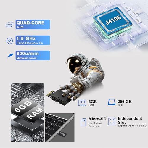 Laptop Wozifan 15,6 6gb Ddr4 256gb Ssd Win 11 Intel J4105