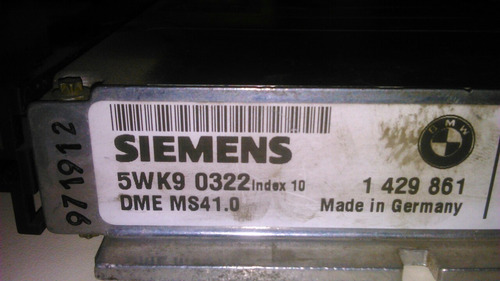 Ecu Bmw E36 Siemens Ms41.0 (Usado)