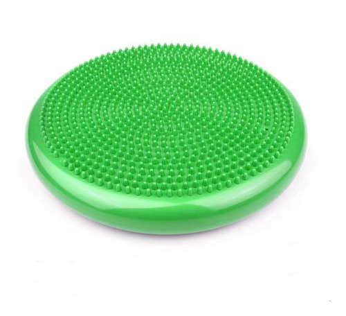 Disco De Equilíbrio Cushion Inflável Yoga Pilates Fisioterap Cor Verde