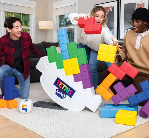 Juego Mesa Tetris Torre Gigante De Bloques