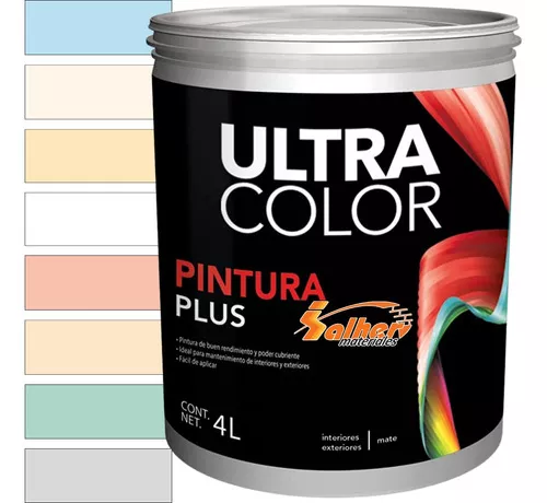 Pintura de Color Para Interior y Exterior