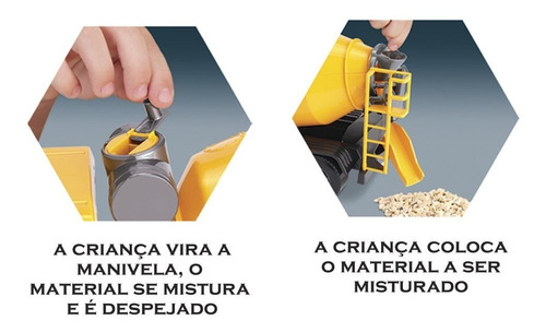Imagem 4 de 6 de Caminhão Brutale Betoneira - Roma Brinquedos