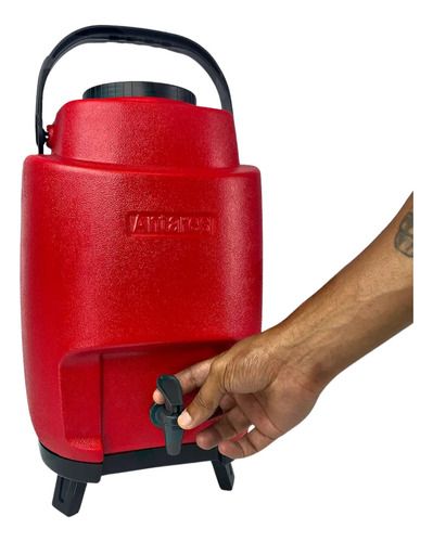 Botijão Térmico Galão Grande 12 L Café Leite Quente Torneira