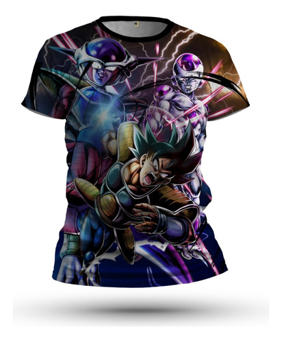 Playera Hombre Papá Goku Bardock Anime Dragon/ball Spandex 