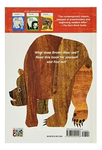 Libro Brown Bear, Brown Bear, What Do You See?-português | Frete