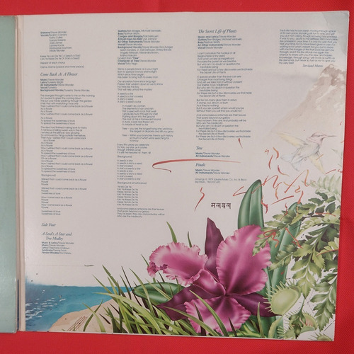 The Secret Life Of Plants. Stevie Wonder - Vinilo Doble Usa (Usado)