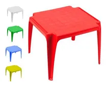 Comprar Mesa De Niño Plastico Cuadrada Infantil Mesas Jardin.